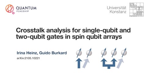 Crosstalk analysis for single-qubit and two-qubit gates in spin qubit arrays