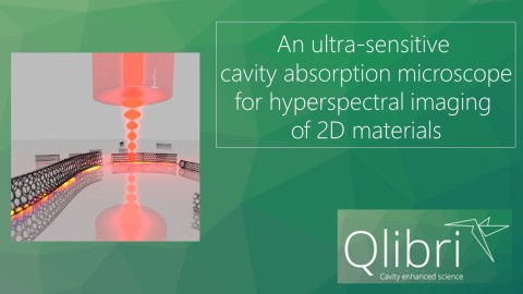 An ultra-sensitive cavity absorption microscope for hyperspectral imaging of 2D materials