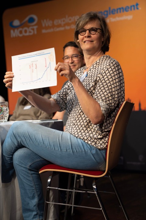 MCQST 2025 - Quantum Stammtisch - Simone Warzel (TUM) and Robert Raussendorf (Leibniz University) with Sophia Economou (Virginia Tech), Stefan Filipp (WMI), Robert König (TUM) and Thomas Monz (AQT & Univ. of Innsbruck)