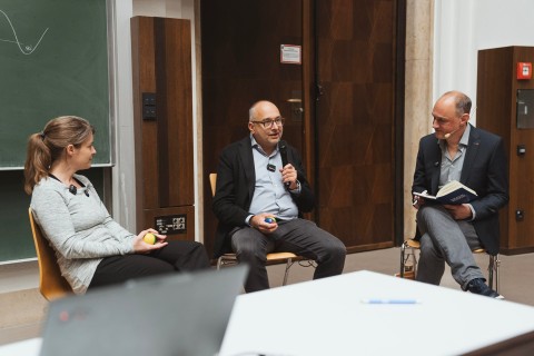 Discussion with Prof. Monika Aidelsburger and Prof. Ulrich Schollwöck
