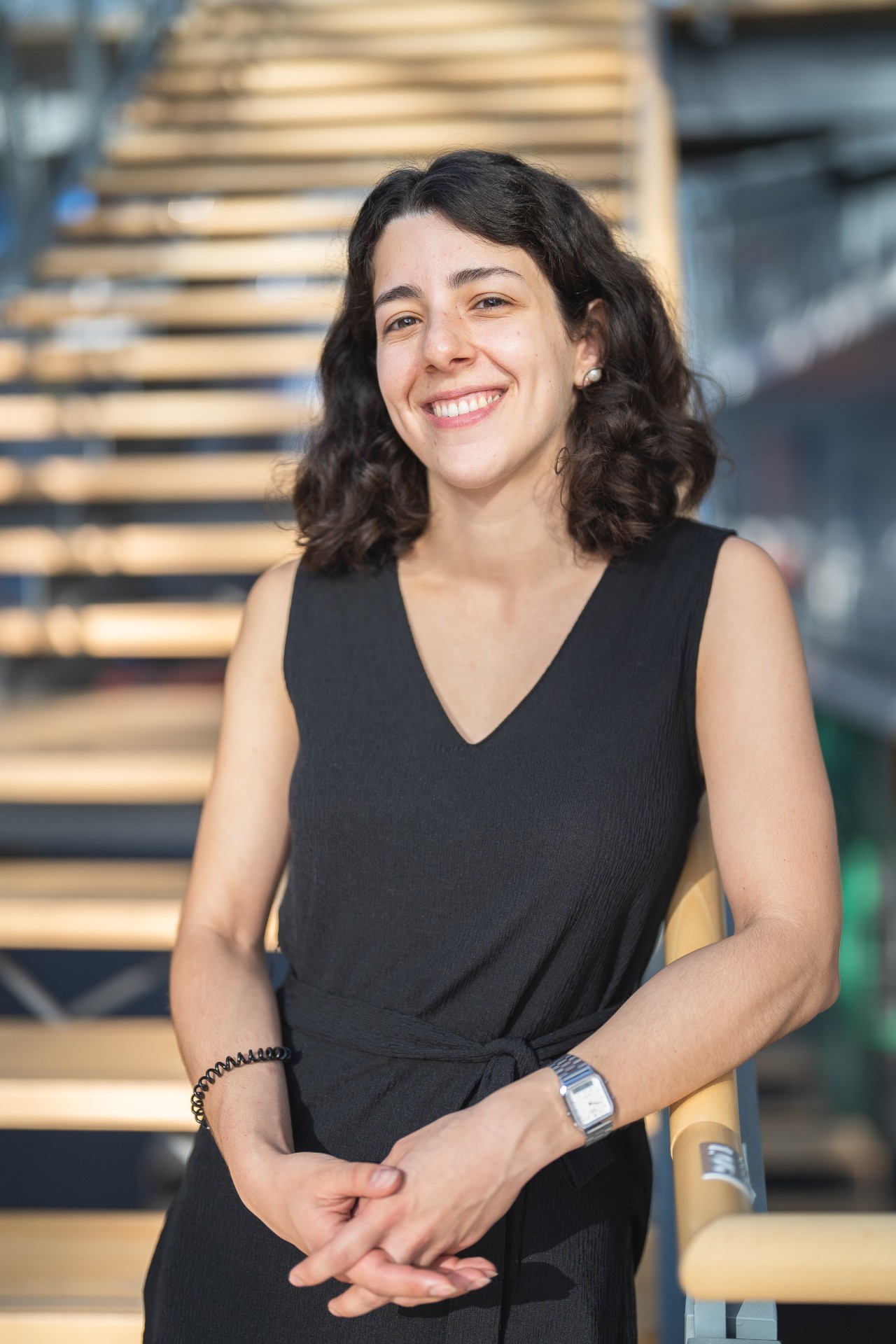 Female researchers smilling at the camera.