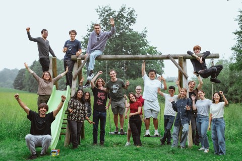 2025 Summer Program cohort at the opening retreat