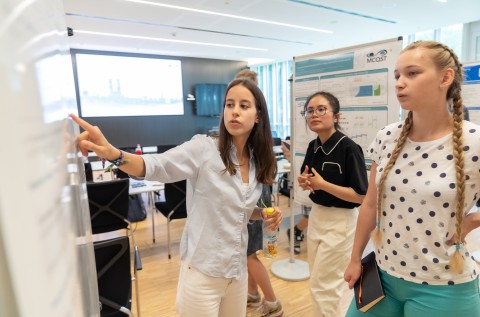 Poster session at the closing symposium