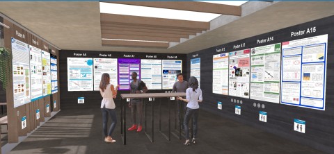 Poster session in the 3D space